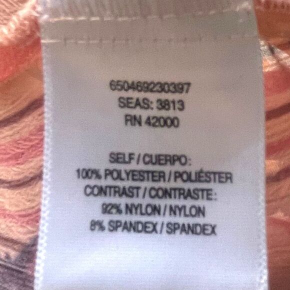 Bongo Vintage Floral Semi-Sheer Top Sz XL - Picture 10 of 12